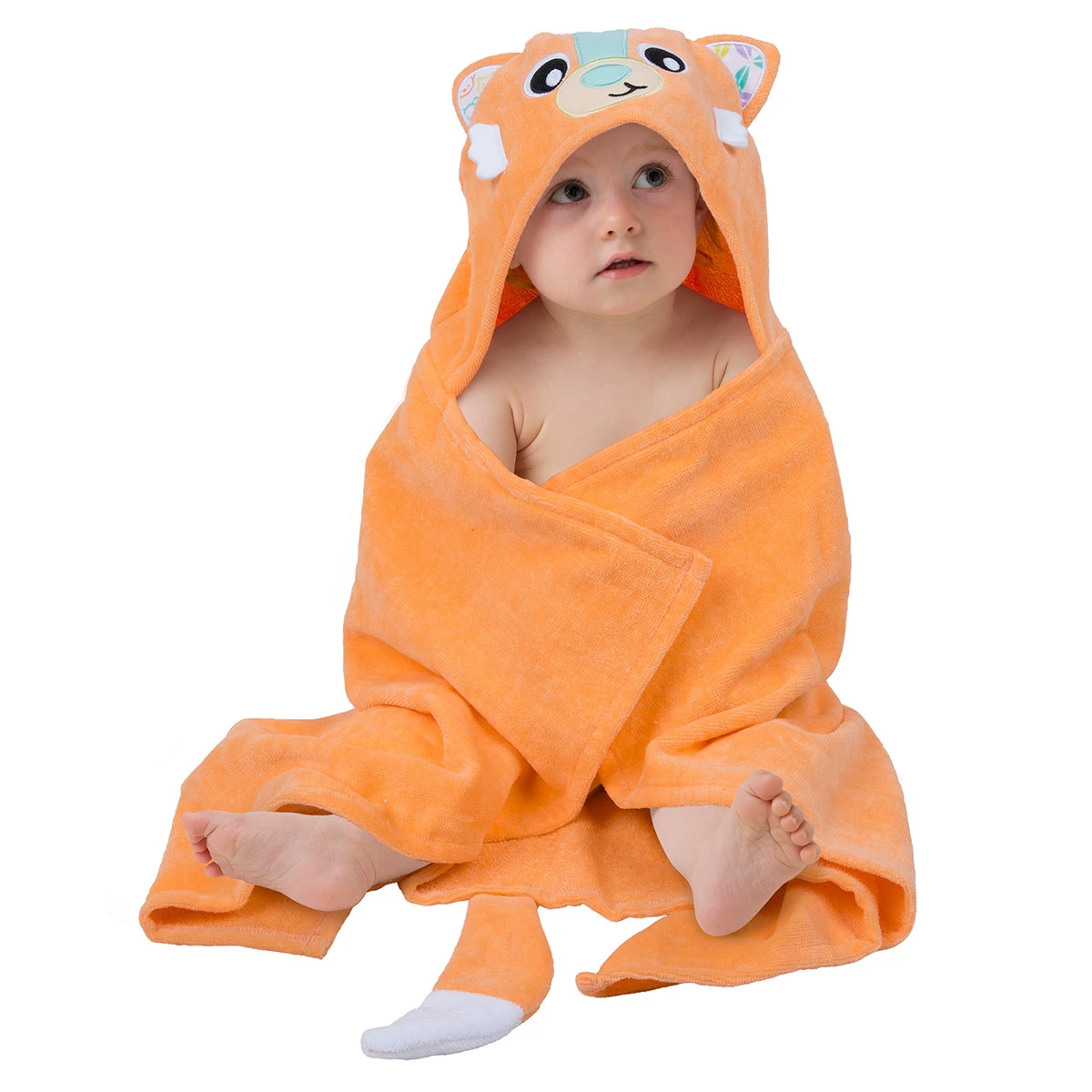 Playgro Friendly Forest Fox Badcape P0188235 Playgro Friendly Forest Fox Badcape P0188235 -Bekende Babyartikelen Winkel 0188235 2