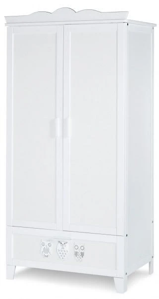 2-Deurs Kast Uil Wit 2-Deurs Kast Uil Wit -Bekende Babyartikelen Winkel 2 Deurs Kast Uil Wit 1 4