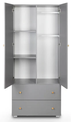 Babykamer Bo: Ledikant, Commode En 2-Deurskast 8 Babykamer Bo: Ledikant, Commode En 2-Deurskast -Bekende Babyartikelen Winkel 2 deurskast bo 3