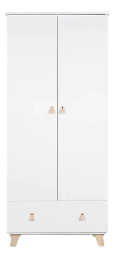 Babykamer Romy: Ledikant, Commode & 2-Deurskast Babykamer Romy: Ledikant, Commode & 2-Deurskast -Bekende Babyartikelen Winkel 2 deurskast romy 1