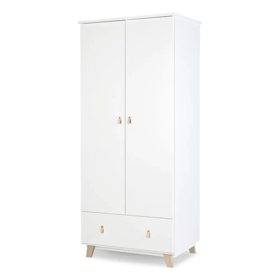 Babykamer Romy: Ledikant, Commode & 2-Deurskast Babykamer Romy: Ledikant, Commode & 2-Deurskast -Bekende Babyartikelen Winkel 2 deurskast romy 2