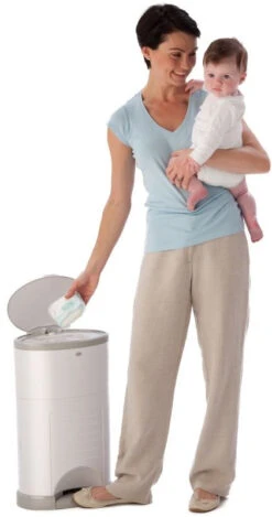 Korbell Pink Nappy Disposal System Luieremmer M250DSP -Bekende Babyartikelen Winkel 27500 27498 Korbell Nappy Disposal System Luieremmer 4