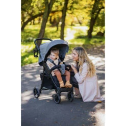 4Baby Rapid XXIII Grey Melange Wandelwagen -Bekende Babyartikelen Winkel 4baby rapid xxiii wandelwagen sfeer 2