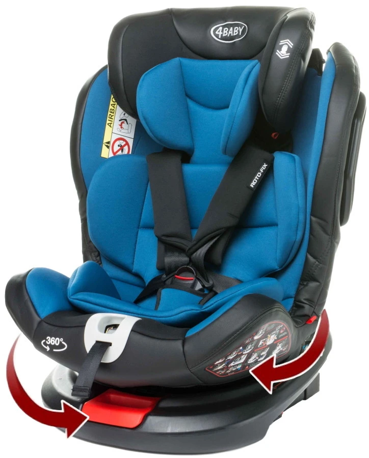 4Baby Roto-Fix Blue 360º 0-36 kg Isofix Autostoel 4Baby Roto-Fix Blue 360º 0-36 Kg Isofix Autostoel -Bekende Babyartikelen Winkel 4baby roto fix blue 360 0 36 kg isofix autostoel 1