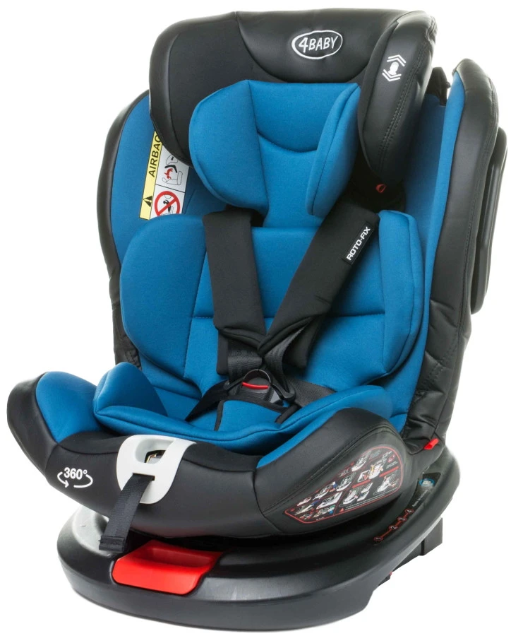 4Baby Roto-Fix Blue 360º 0-36 kg Isofix Autostoel 4Baby Roto-Fix Blue 360º 0-36 Kg Isofix Autostoel -Bekende Babyartikelen Winkel 4baby roto fix blue 360 0