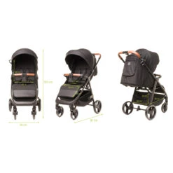 4Baby Stinger XXIII Black Wandelwagen -Bekende Babyartikelen Winkel 4baby stinger xxiii black wandelwagen 12