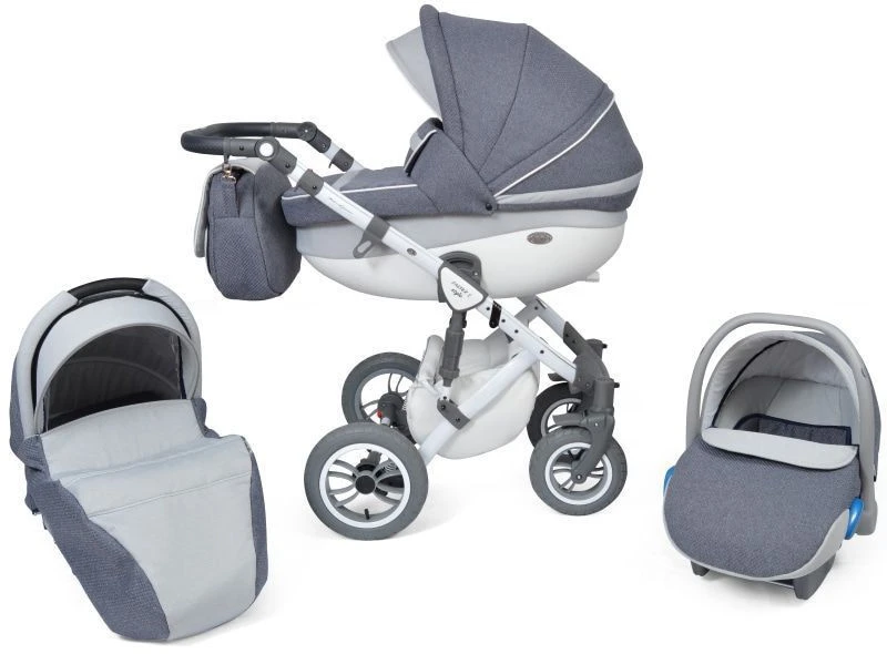 Baby Merc Faster 3 Exclusive Grey Kinderwagen incl. Autostoel F8 Baby Merc Faster 3 Exclusive Grey Kinderwagen Incl. Autostoel F8 -Bekende Babyartikelen Winkel