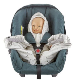 Babyjem Wit/Grijs Wikkeldeken 1116431 -Bekende Babyartikelen Winkel Babyjem Wit Grijs Wikkeldeken 1116431 3