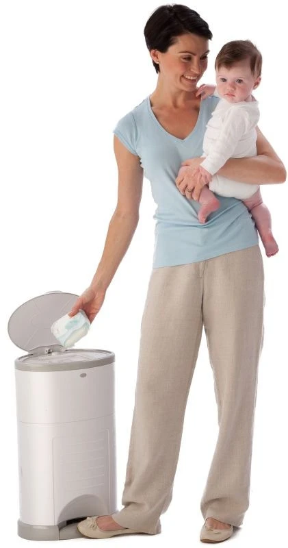 Korbell Wit Nappy Disposal System Luieremmer M250DSW Korbell Wit Nappy Disposal System Luieremmer M250DSW -Bekende Babyartikelen Winkel Korbell Nappy Disposal System Luieremmer 4 5