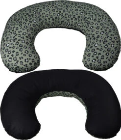 MamaLoes Panther Army Green Medium Voedingskussen ML2038 -Bekende Babyartikelen Winkel MamaLoes Panther Army Green Voedingskussen ML2038