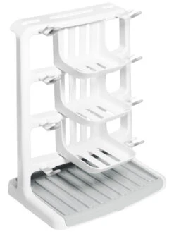 Munchkin Ruimtebesparend Flesjes Droogrek 051898 -Bekende Babyartikelen Winkel Munchkin Ruimtebesparend Flesjes Droogrek 051898 2