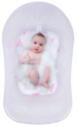 Sevibaby Cozy Triangle Pink Baby Badkussen 69-101 -Bekende Babyartikelen Winkel Sevibaby Cozy Triangle Pink Baby Badkussen 69 101 4