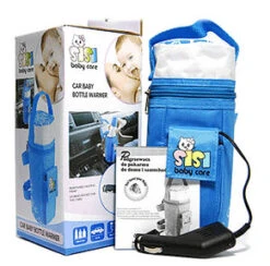 SisiBaby Blauw Auto Flessenwarmer En Thermobox SBC-001N -Bekende Babyartikelen Winkel Sisi SBC 001 Blauw Auto Flessenwarmer en Thermobox 5 4