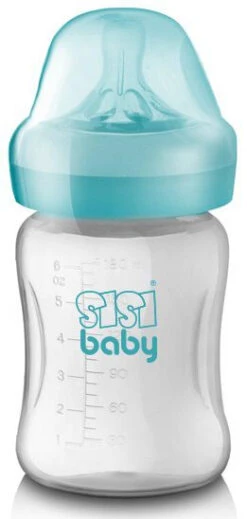 SisiBaby Handborstkolf SBC-113 -Bekende Babyartikelen Winkel Sisi SBC 113 Handborstkolf 180ml Fles 4