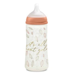 Suavinex Gold Large Flow Orange 360 Ml Silicone Fles SXSGX3080224 -Bekende Babyartikelen Winkel Suavinex Gold Slow Flow Orange 360 ml Silicone Fles SXSGX3080224 2