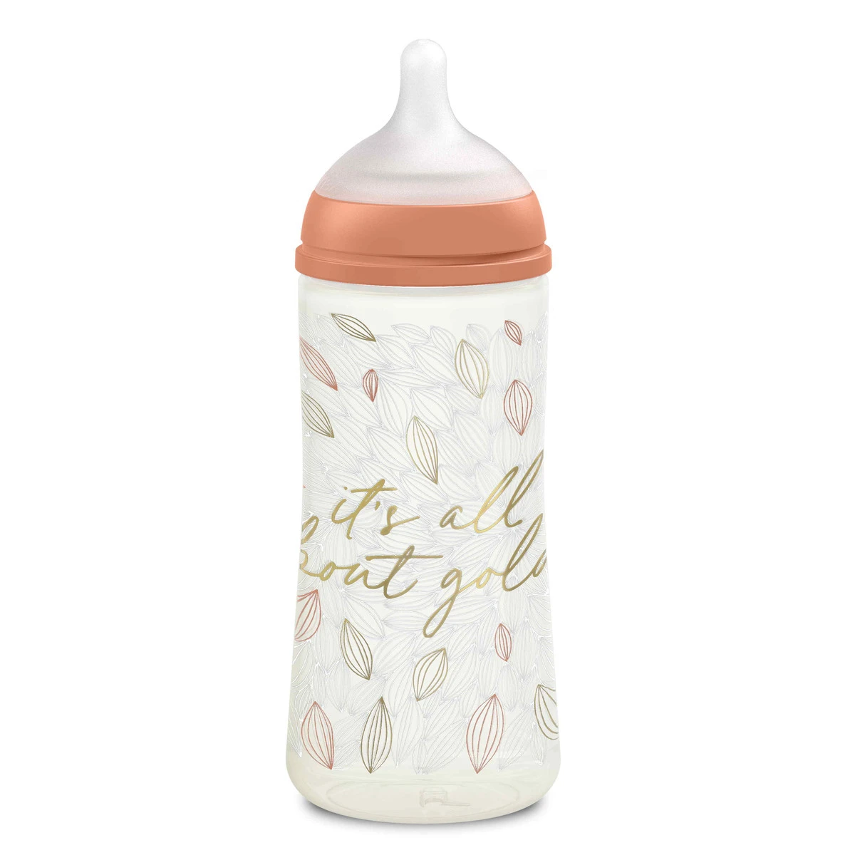 Suavinex Gold Large Flow Orange 360 ml Silicone Fles SXSGX3080224 Suavinex Gold Large Flow Orange 360 Ml Silicone Fles SXSGX3080224 -Bekende Babyartikelen Winkel Suavinex Gold Slow Flow Orange 360 ml Silicone Fles SXSGX3080224 2