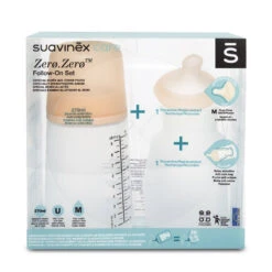 Suavinex Zero.Zero 270ml M Flow Starterset SXZBRF067416 -Bekende Babyartikelen Winkel Suavinex Zero.Zero 270ml M Flow Starterset SXZBRF067416 7