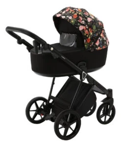 Adamex Porto Flowers Black 2-in-1 Kinderwagen FL-1 4 Adamex Porto Flowers Black 2-in-1 Kinderwagen FL-1 -Bekende Babyartikelen Winkel adamex porto flowers black 2 in 1 kinderwagen fl 1 5 1920x1920