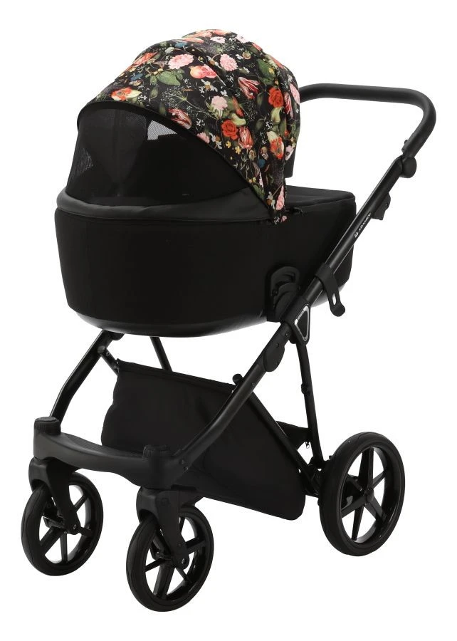 Adamex Porto Flowers Black 2-in-1 Kinderwagen FL-1 Adamex Porto Flowers Black 2-in-1 Kinderwagen FL-1 -Bekende Babyartikelen Winkel adamex porto flowers black 2 in 1 kinderwagen fl