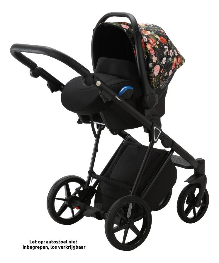 Adamex Porto Flowers Black 2-in-1 Kinderwagen FL-1 Adamex Porto Flowers Black 2-in-1 Kinderwagen FL-1 -Bekende Babyartikelen Winkel adamex porto flowers black 2 in 1 kinderwagen fl