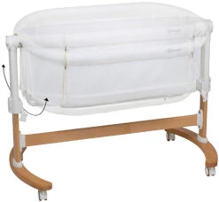Babygo Amila Beige Creme Wieg Aan Bed 4151 -Bekende Babyartikelen Winkel babygo amila beige creme wieg aan bed 4151 2