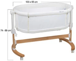 Babygo Amila Beige Creme Wieg Aan Bed 4151 -Bekende Babyartikelen Winkel babygo amila beige creme wieg aan bed 4151 5