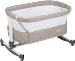 Babygo Vivaldi Beige Wieg Aan Bed 4652 -Bekende Babyartikelen Winkel babygo vivaldi beige wieg aan bed 4652 1