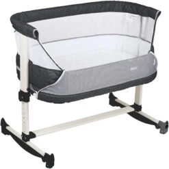 Babygo Vivaldi Dark Grey Wieg Aan Bed 4653 -Bekende Babyartikelen Winkel babygo vivaldi dark grey wieg aan bed 4653 2