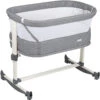 Babygo Vivaldi Grey Wieg Aan Bed 4651 -Bekende Babyartikelen Winkel babygo vivaldi grey wieg aan bed 4651