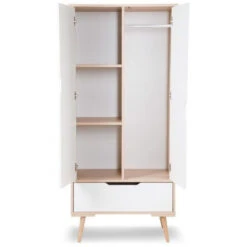 Babykamer Marloes Wit: Ledikant, Commode & 2-Deurskast 9 Babykamer Marloes Wit: Ledikant, Commode & 2-Deurskast -Bekende Babyartikelen Winkel babykamer marloes ledikant commode kast 8