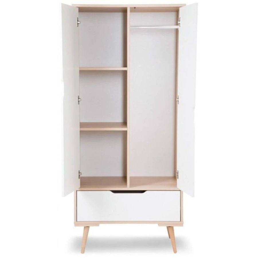 Babykamer Marloes Wit: Ledikant, Commode & 2-Deurskast Babykamer Marloes Wit: Ledikant, Commode & 2-Deurskast -Bekende Babyartikelen Winkel babykamer marloes ledikant commode kast 8