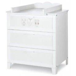 Babykamer Uil Wit: Ledikant, Commode En 2-Deurs Kast -Bekende Babyartikelen Winkel babykamer uil wit ledikant commode en 2 deurs kast 2 1