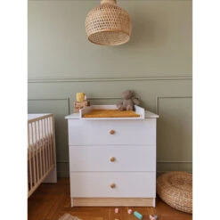 Babykamer Milly: Ledikant & Commode -Bekende Babyartikelen Winkel babykamermillyledikantcommodesfeer4 2