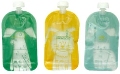 Badabulle 15 Stuks Herbruikbare Knijpzakjes B004500