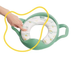 Badabulle Groen Toiletverkleiner Met Handgrepen B027008 -Bekende Babyartikelen Winkel badabulle groen toiletverkleiner met handgrepen b027008 4 1920x1920