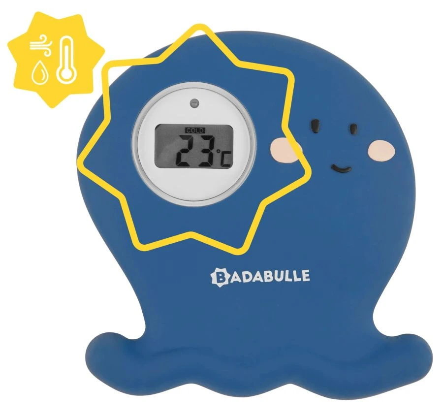 Badabulle Octopus Digitale Badthermometer B037003 Badabulle Octopus Digitale Badthermometer B037003 -Bekende Babyartikelen Winkel