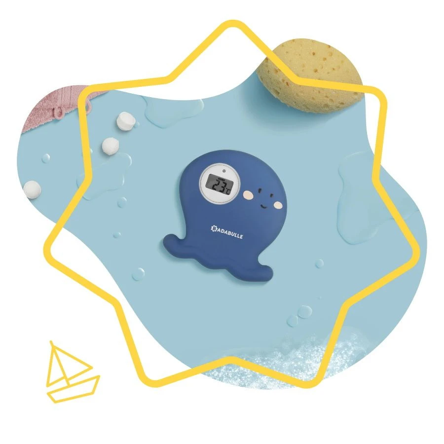 Badabulle Octopus Digitale Badthermometer B037003 Badabulle Octopus Digitale Badthermometer B037003 -Bekende Babyartikelen Winkel