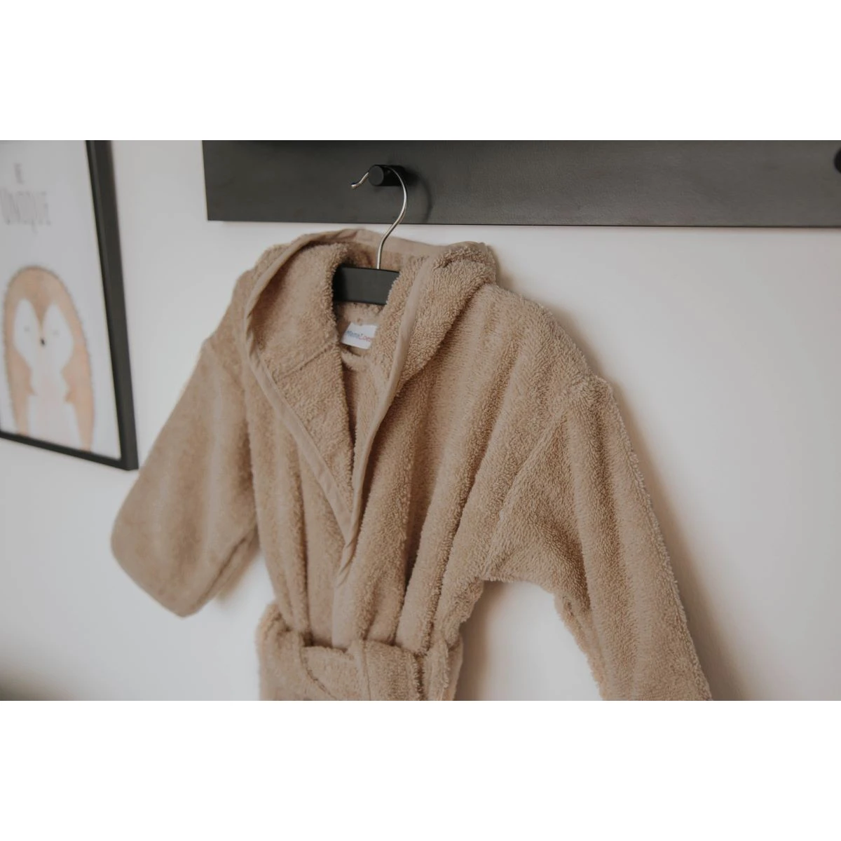 MamaLoes Badstof Nougat 0-1jr Badjas ML010301 MamaLoes Badstof Nougat 0-1jr Badjas ML010301 -Bekende Babyartikelen Winkel badstof nougat 04 12