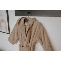 MamaLoes Badstof Licht Blauw 1-2jr Badjas ML010304 -Bekende Babyartikelen Winkel badstof nougat 04 7