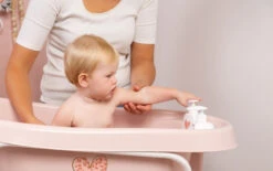 Bébé-jou Bebe-Jou Leopard Pink Click Thermobad 6260123Z -Bekende Babyartikelen Winkel bebe jou leopard pink click thermobad 6