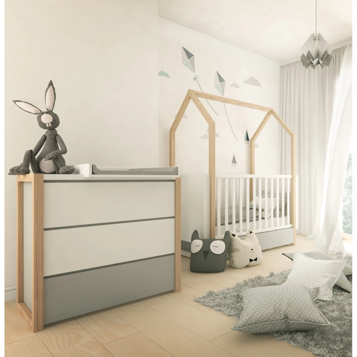 Bellamy Pinette Babykamer: Ledikant/Juniorbed en Commode Bellamy Pinette Babykamer: Ledikant/Juniorbed En Commode -Bekende Babyartikelen Winkel bellamy babykamer pinette 2 delige