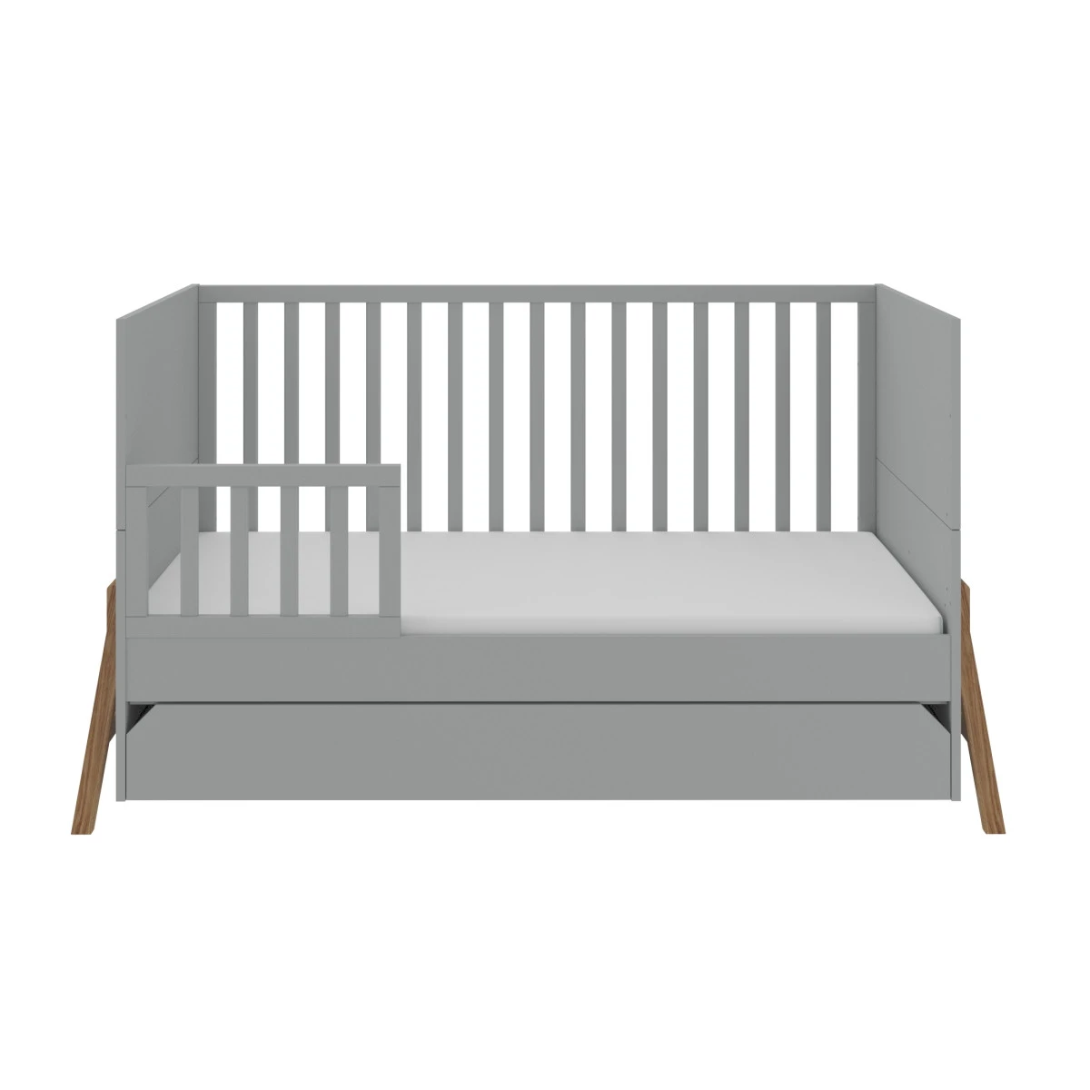 Bellamy Lotta Grey 70 X 140 Cm Ledikant/Juniorbed LOSZLO70 -Bekende Babyartikelen Winkel