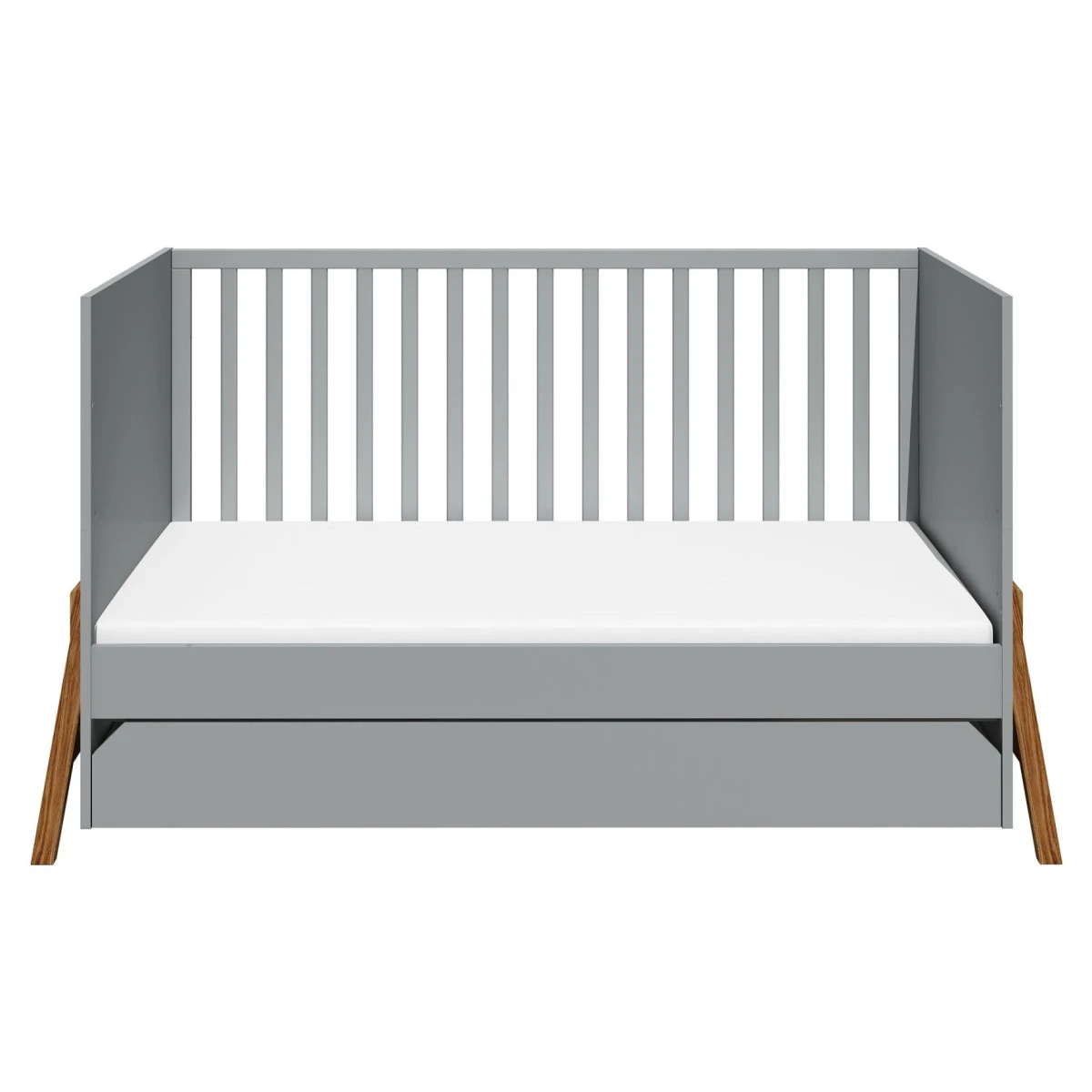 Bellamy Lotta Grey 70 X 140 Cm Ledikant/Juniorbed LOSZLO70 -Bekende Babyartikelen Winkel