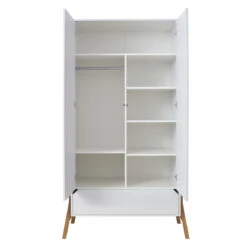 Bellamy Lotta Snow Babykamer: Ledikant/Juniorbed, Commode Met 6 Lades En 2-Deurskast -Bekende Babyartikelen Winkel bellamy lotta snow 2 deurskast lobisz2d 2 2