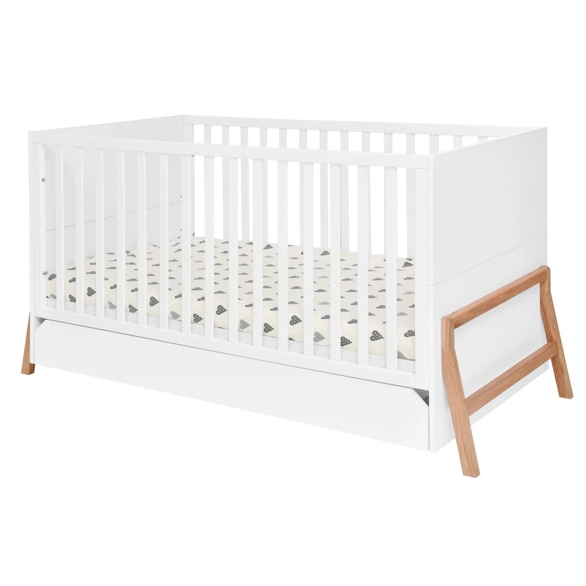Bellamy Lotta Snow 70 X 140 Cm Ledikant/Juniorbed LOBILO70 -Bekende Babyartikelen Winkel