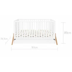 Bellamy Lotta Snow Babykamer: Ledikant/Juniorbed, Commode En 2-Deurskast 8 Bellamy Lotta Snow Babykamer: Ledikant/Juniorbed, Commode En 2-Deurskast -Bekende Babyartikelen Winkel bellamy lotta snow 70 x 140 cm ledikant juniorbed lobilo70 11 2