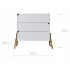 Bellamy Lotta Snow Babykamer: Ledikant/Juniorbed, Commode En 2-Deurskast 10 Bellamy Lotta Snow Babykamer: Ledikant/Juniorbed, Commode En 2-Deurskast -Bekende Babyartikelen Winkel bellamy lotta snow commode lobikomo 2 2