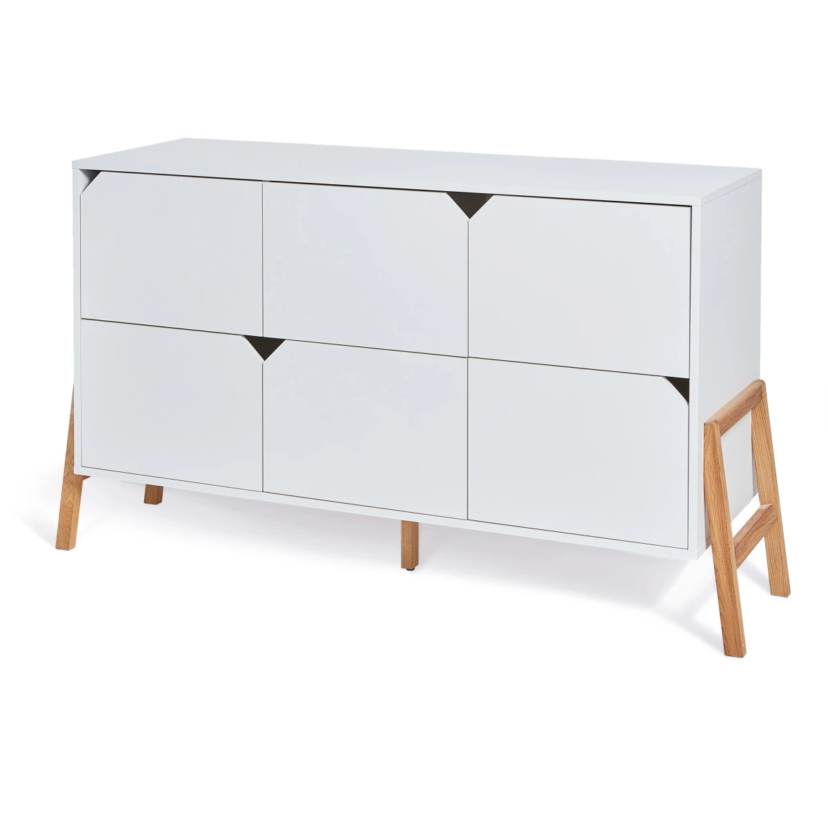 Bellamy Lotta Snow Commode met 6 Lades LOBIKO6S Bellamy Lotta Snow Commode Met 6 Lades LOBIKO6S -Bekende Babyartikelen Winkel bellamy lotta snow commode met 6 lades lobiko6s 2