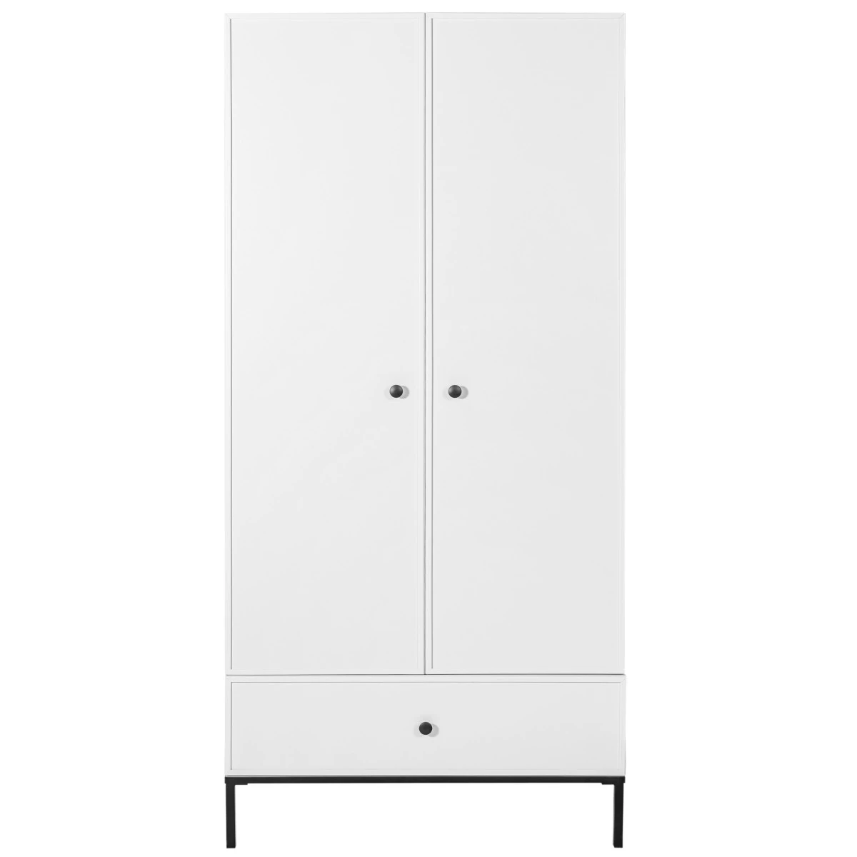 Bellamy Lumi White Babykamer: Ledikant/Juniorbed, Commode en 2-Deurskast Bellamy Lumi White Babykamer: Ledikant/Juniorbed, Commode En 2-Deurskast -Bekende Babyartikelen Winkel bellamy lumi white 2 deurskast lubisz2d 1 1