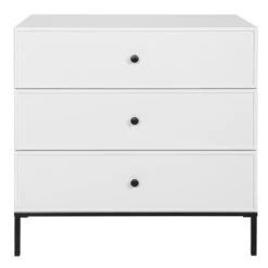 Bellamy Lumi White Babykamer: Ledikant/Juniorbed, Commode En 2-Deurskast 9 Bellamy Lumi White Babykamer: Ledikant/Juniorbed, Commode En 2-Deurskast -Bekende Babyartikelen Winkel bellamy lumi white commode lubikomo 1 2